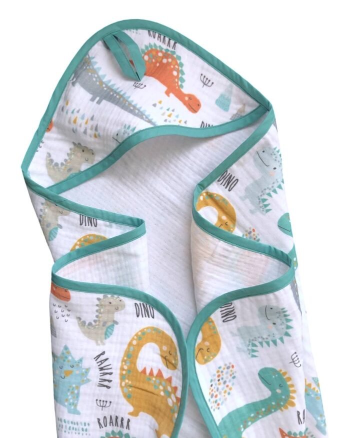 photo1653904777-3 Мусліновий рушник кутиком Діно - Зображення 1