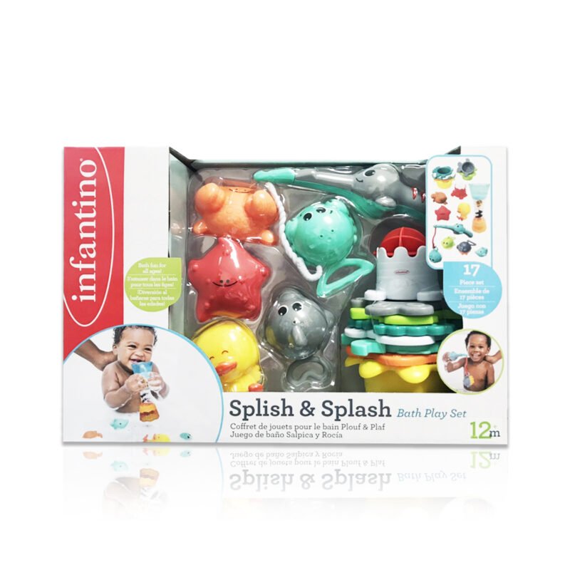 Infantino Splish & Splash Bath Play Set