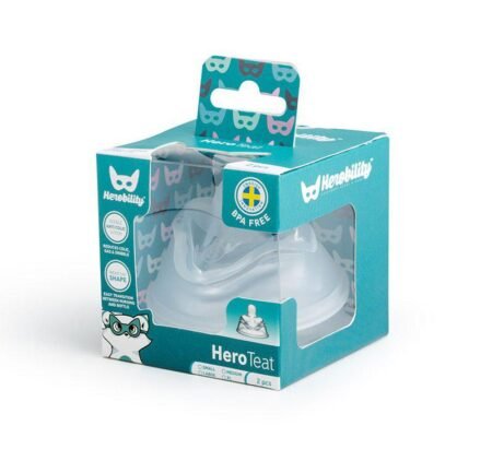 Herobility - Набор сменных сосок HeroTeat, XL (6 м +), 2 шт.