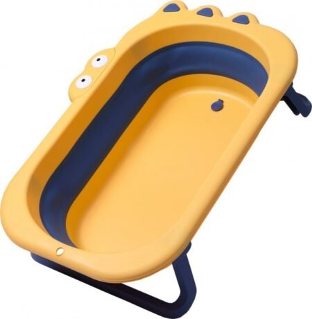 Ванночка складная Крокодил, желтая - Babyhood