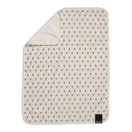 Elodie Details - Детский плед Pearl Velvet Blanket, цвет Monogram - Зображення 2