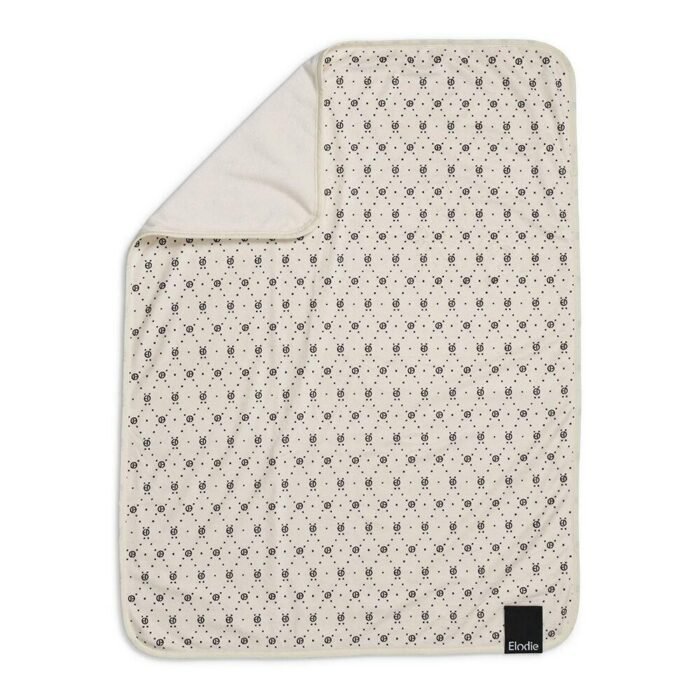 Elodie Details - Детский плед Pearl Velvet Blanket, цвет Monogram - Зображення 2