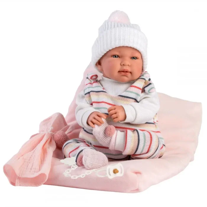 Пупс Tina recien nacida  44 см LLORENS (84448) - Зображення 1