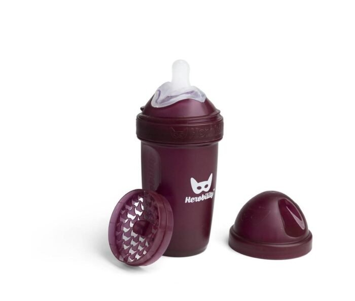 Herobility - Бутылочка Herobottle 240 ml, цвет Merlot - Зображення 1