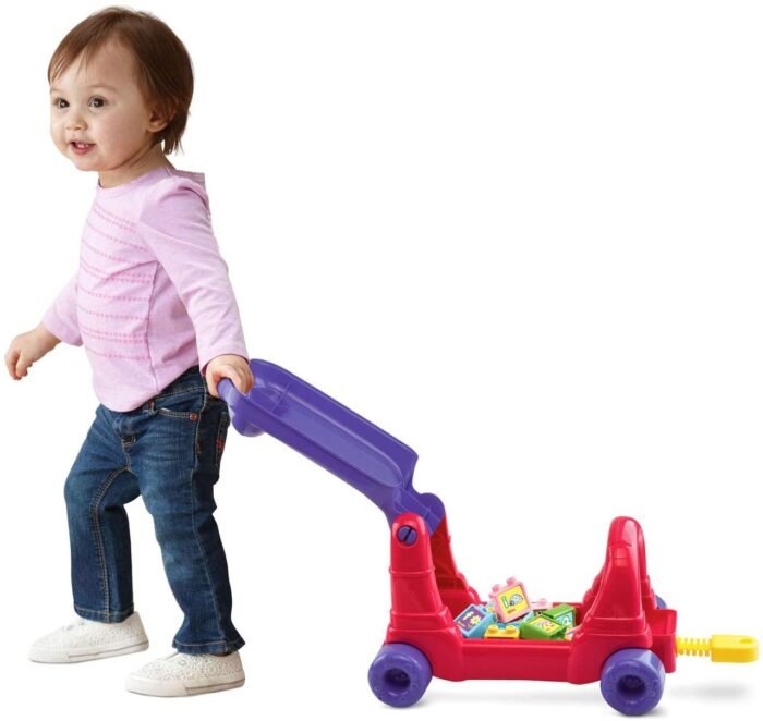 Розвиваюча музична іграшка VTech Sit-to-Stand Ultimate Alphabet Train, Pink - Зображення 3