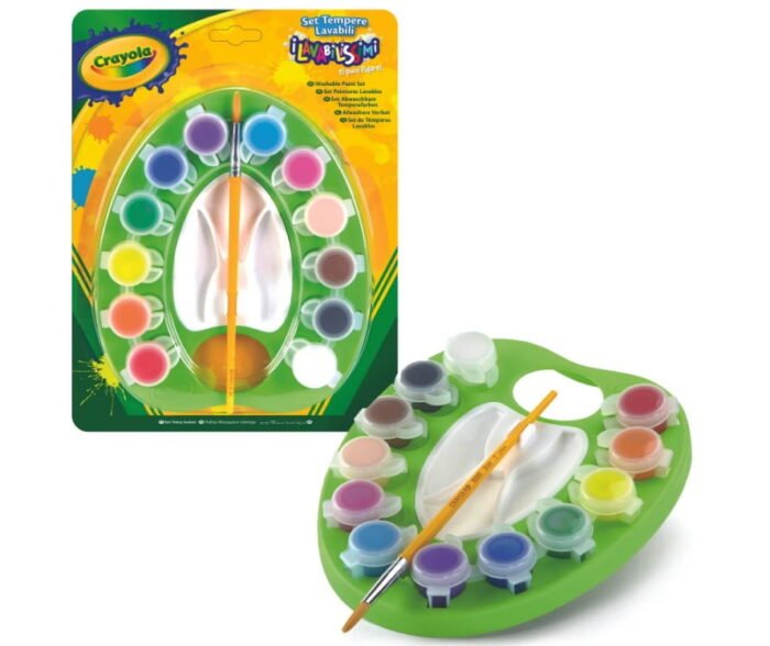 Набір постерних фабр (washable) з палітрою та пензликом - Зображення 1