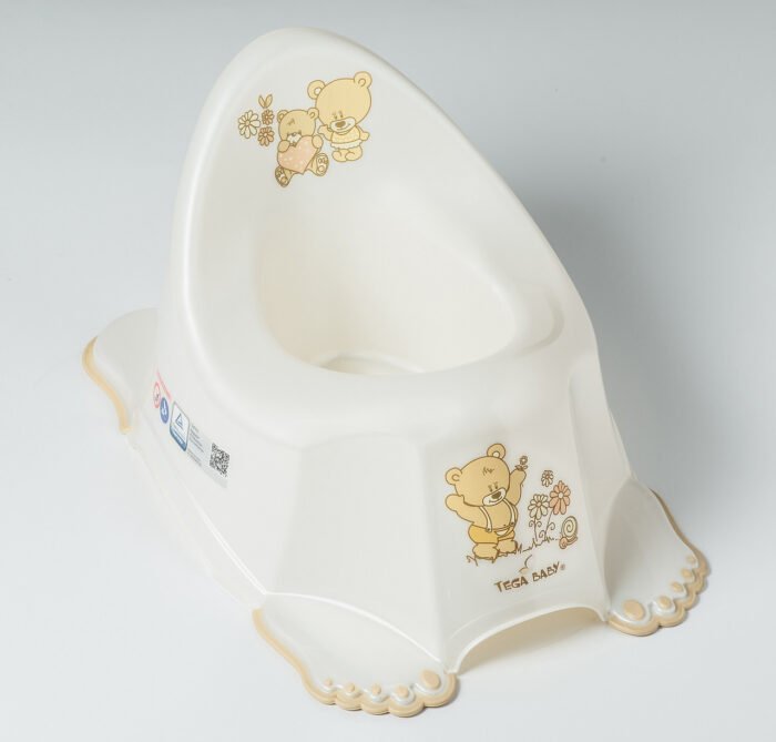 3889887875_w640_h640_gorshok-medvediki-z Горшок *Медведики* з протиковзною гумою (Біла перлина)/*TEGA* - Зображення 1
