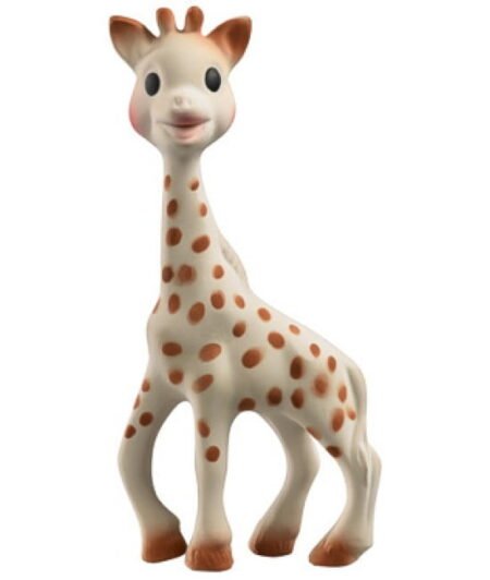 Подарунковий набір для новонародженого  SOPHIESTICATED (Жирафа Софі та м’яке брязкальце з подарунковим пакетом та листівкою) - Зображення 2