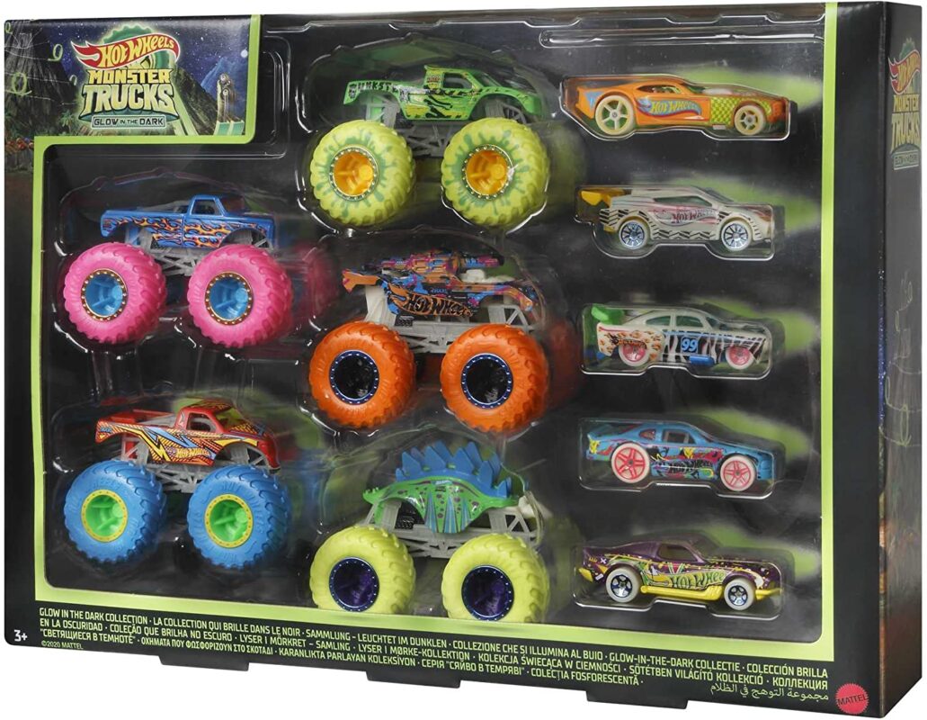 Ігровий набір Monster Trucks ( світяться в темряві)
