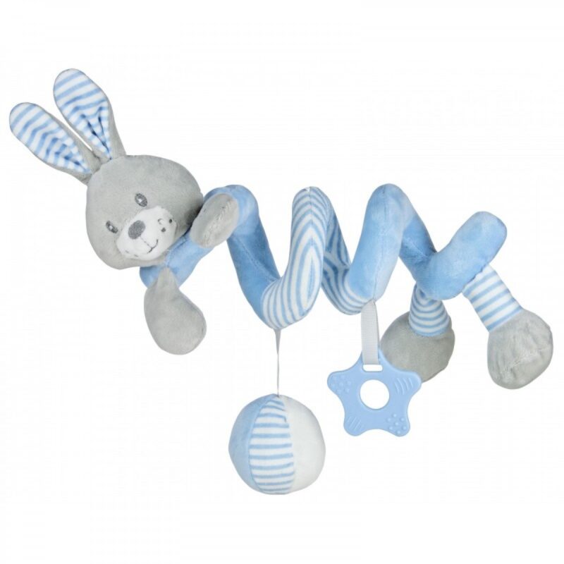 Плюшева спіраль Baby Mix STK-19391BR Кролик блакитний (40867, blue, блакитний)