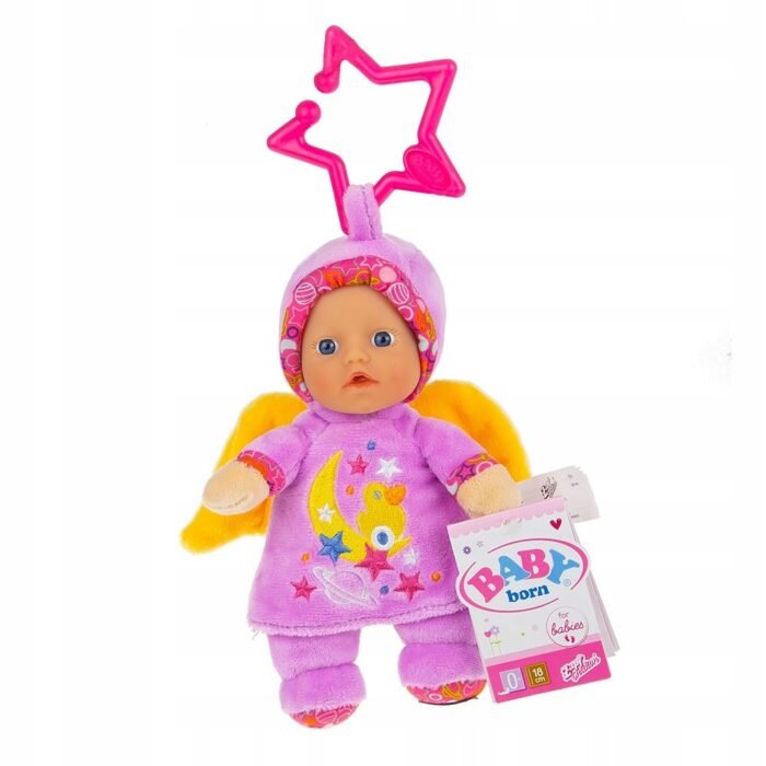 BABY-BORN-Lalka-Angel-18-cm-Fioletowa-826744-A BABY BORN dollAngel 18cm - Зображення 1