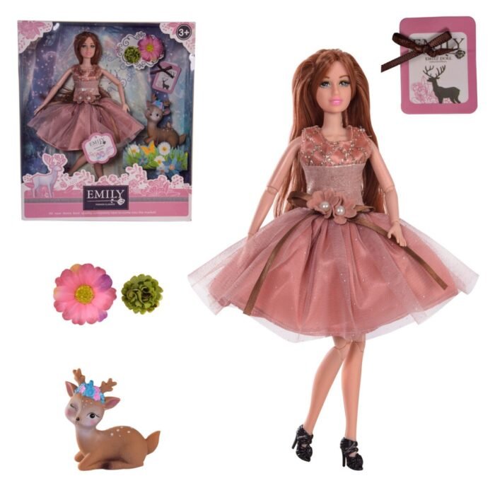 Кукла  *Emily* QJ087 (48шт/2) с аксессуарами, р-р куклы - 29 см, в кор. 28,5*6,5*32,5см, р-р игрушки – 29 см - Зображення 1