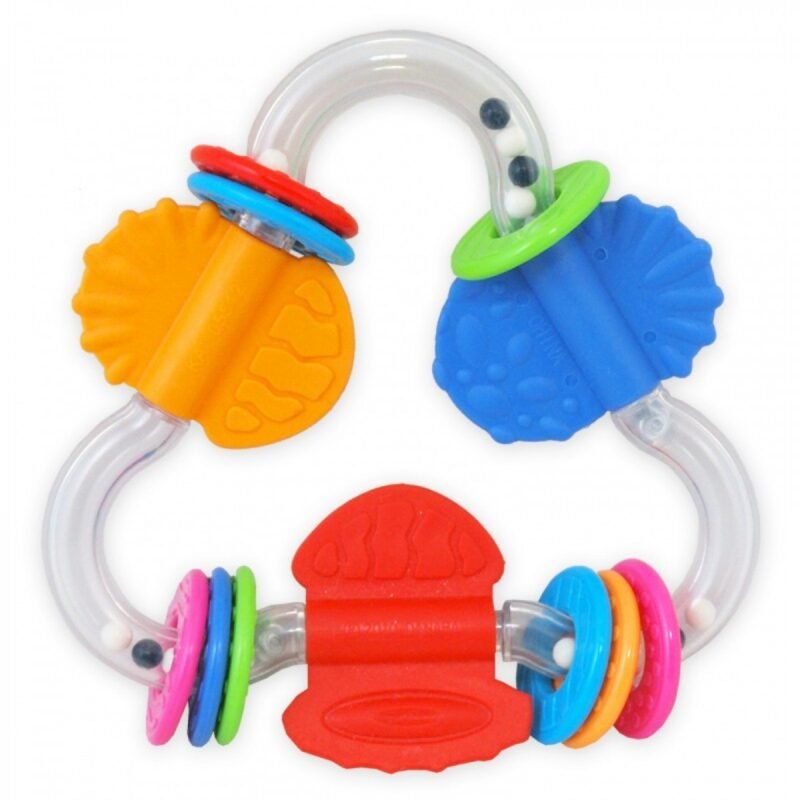 Брязкальце пластикове Baby Mix KP-0592 Trojkat мікс (18542, mix, мультиколір)