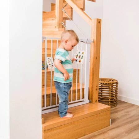 Безпечний дім: *Універсальна захисна огорожа* (Білий)  *BabyOno* - Зображення 2