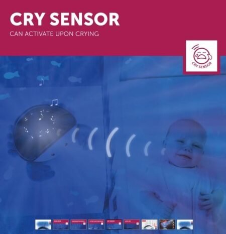 Краб нічник музичний з проектором - Зображення 3