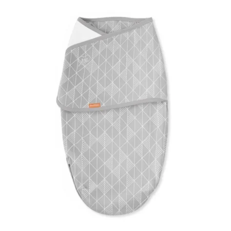 Конверт на безшумних липучках SWADDLEME WHISPER QUIET сірий