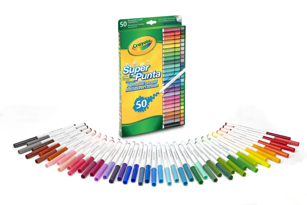 Набір фломастерів Supertips (washable), 50 шт