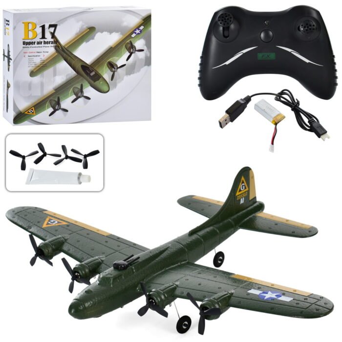 Літак FX817 радіокер. 2,4G, акум., пінопласт, USB, кор., 48-37-8 см. - Зображення 1