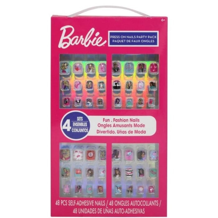 Barbie 48pk Press on Nails in Box - Зображення 1