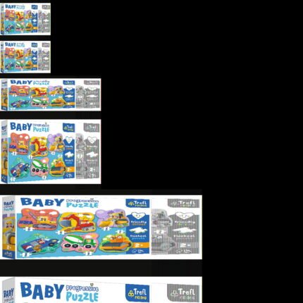 Пазли - *Baby Progressive* 6в1 - Спеціальна техніка / Trefl