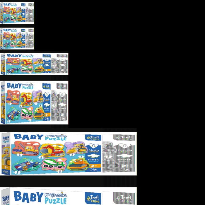 1666855463_144004_150_01png Пазли - *Baby Progressive* 6в1 - Спеціальна техніка / Trefl - Зображення 1