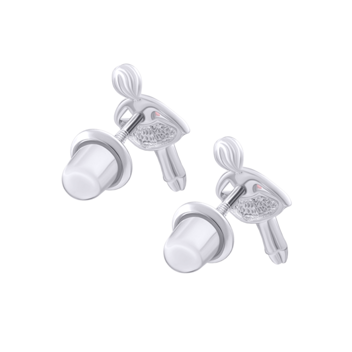 Сережки Балерина рожеві - Зображення 2