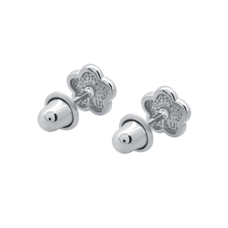 Сережки Квіточка рожева - Зображення 2