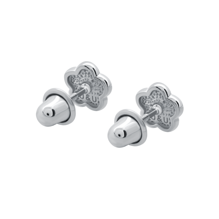 Сережки Квіточка рожева - Зображення 2