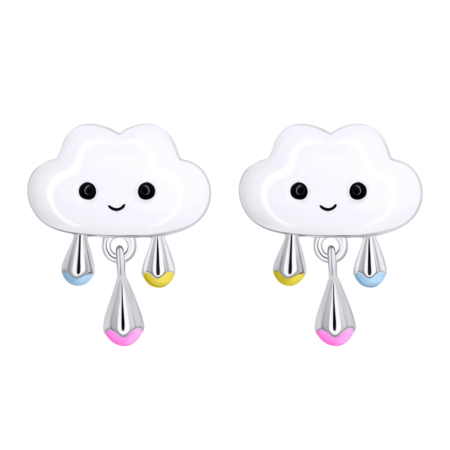 Сережки LAA хмаринка - Зображення 2