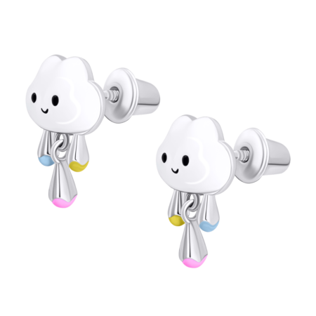 Сережки LAA хмаринка - Зображення 3