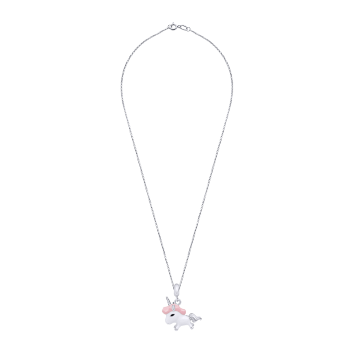 Кулон Єдиноріг рожевий - Зображення 2