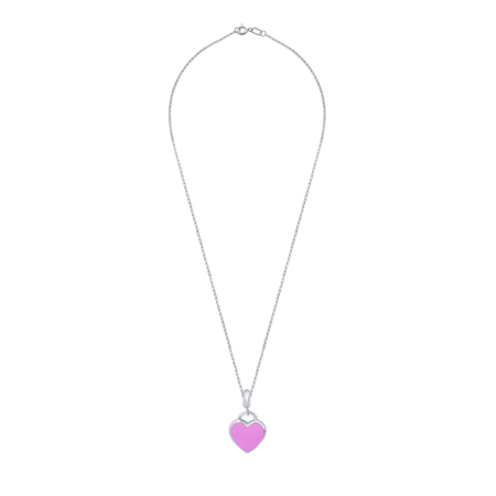 Кулон Серце рожеве - Зображення 2