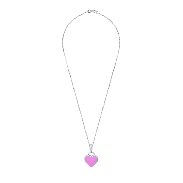 Кулон Серце рожеве - Зображення 2