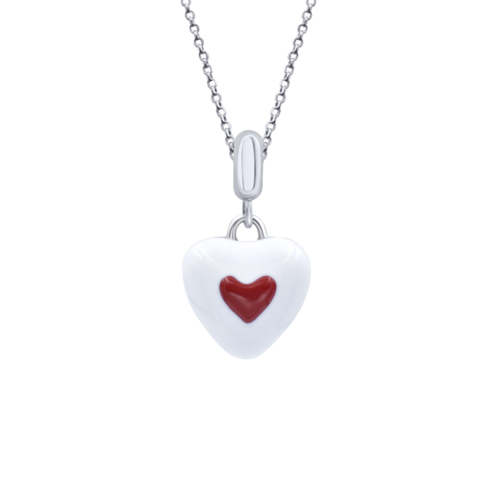 319556900621.1800x1800w Кулон Серце в серці біло-червоне - Зображення 1