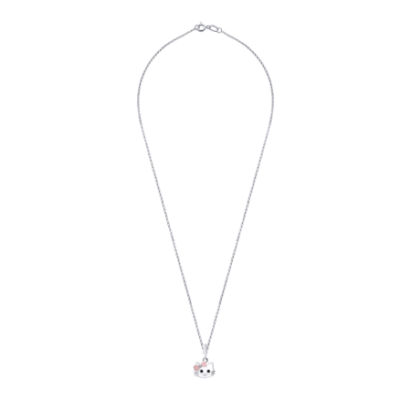 Кулон Кіті-котик рожевий - Зображення 2
