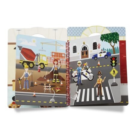 Об'ємні багаторазові наліпки *Професії* Melissa&Doug (MD9426) - Зображення 2