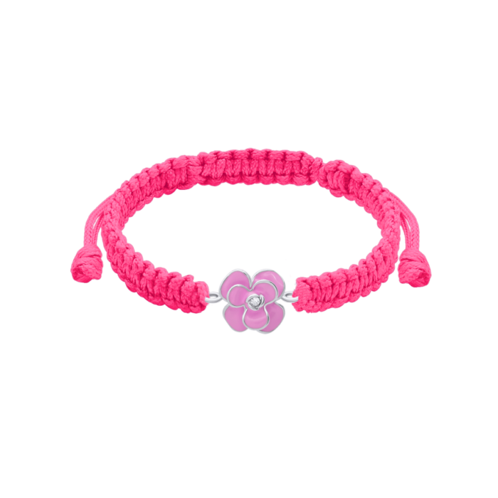 Браслет плетений Піон Рожевий - Зображення 1