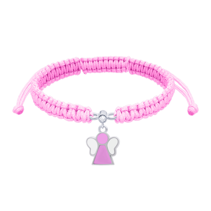 Браслет плетений Ангелик Рожевий - Зображення 1