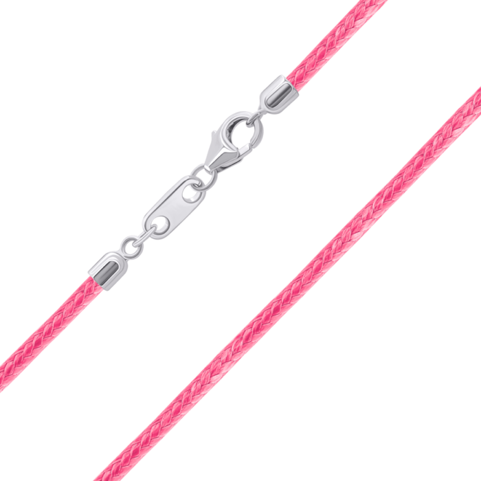 Шнурок з застібками (Телець) рожевий - Зображення 1