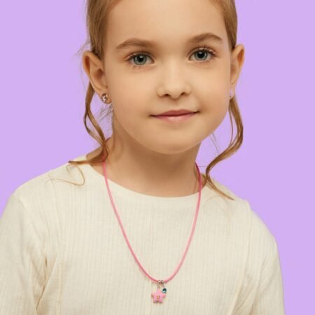 Шнурок з застібками (Телець) рожевий - Зображення 3