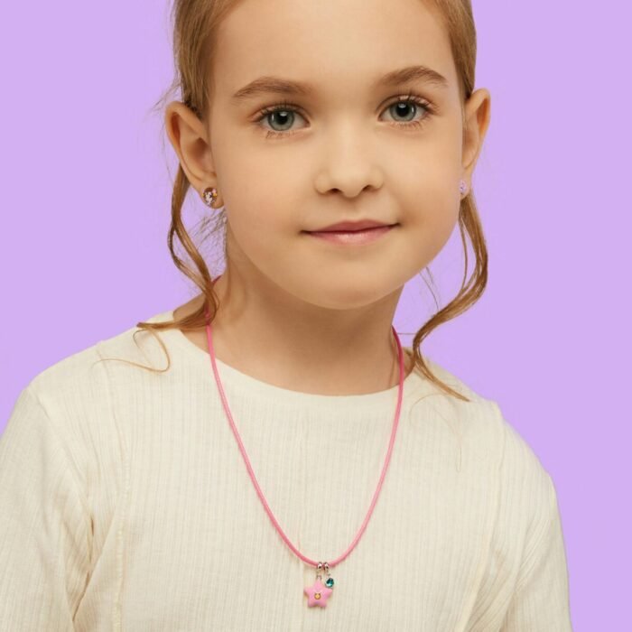 Шнурок з застібками (Телець) рожевий - Зображення 3