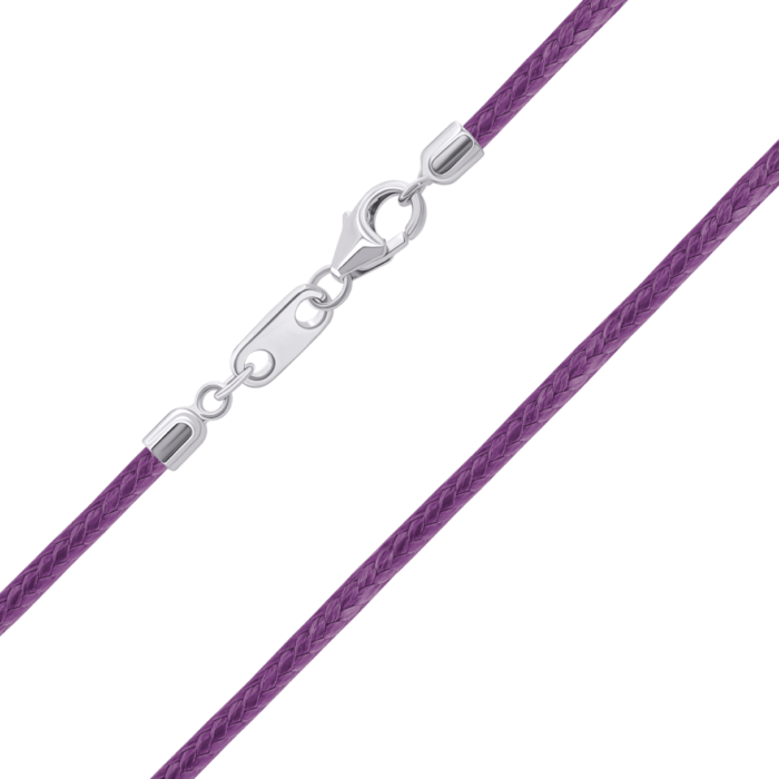 Шнурок з застібками (Терези) сливовий - Зображення 1