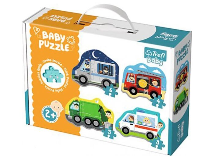 Пазли - *Baby Classic* - Транспорт та професії / Trefl - Зображення 1