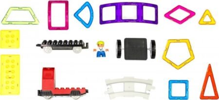 Конструктор Magplayer Потяг 99 ел. - Зображення 2