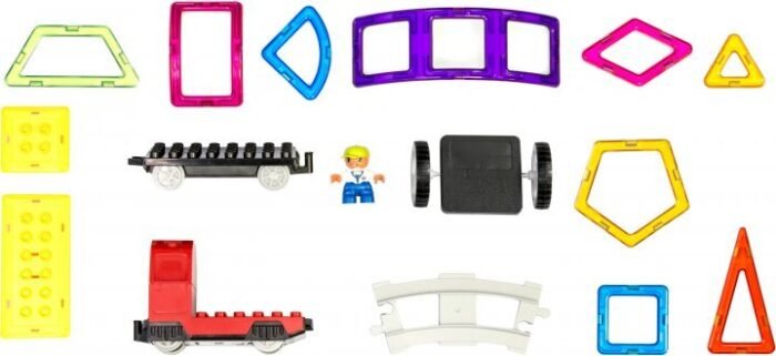 Конструктор Magplayer Потяг 99 ел. - Зображення 2