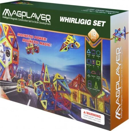 Конструктор Magplayer магнітний набір 112 ел.