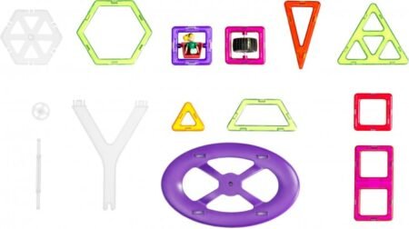 Конструктор Magplayer магнітний набір 112 ел. - Зображення 3