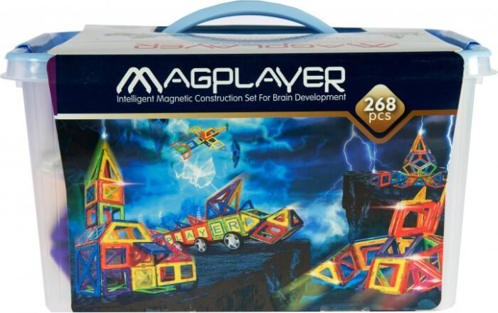 Конструктор Magplayer магнітний набір бокс 268 ел. - Зображення 2