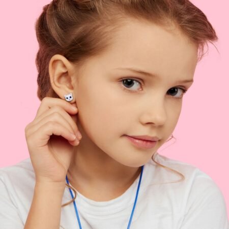 Сережки Котик з рибкою - Зображення 3