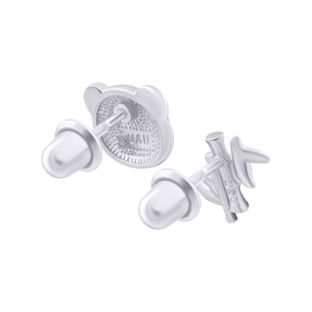 Сережки Панда з бамбуком - Зображення 2